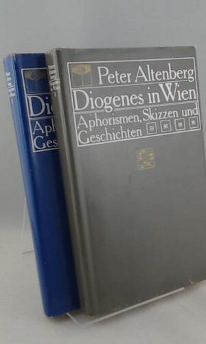 Diogenes in Wien. Aphorismen, Skizzen und Geschichten. 2 Bänden. Mit Buchschmuck von Gustav Klimt.