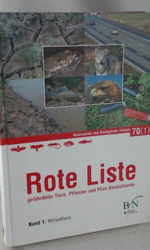 Rote Liste gefährdeter Tiere, Pflanzen und Pilze Deutschlands: Band 1: Wirbeltiere