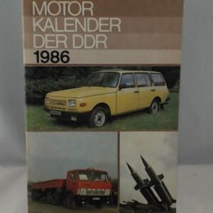 Motorkalender der DDR 1986