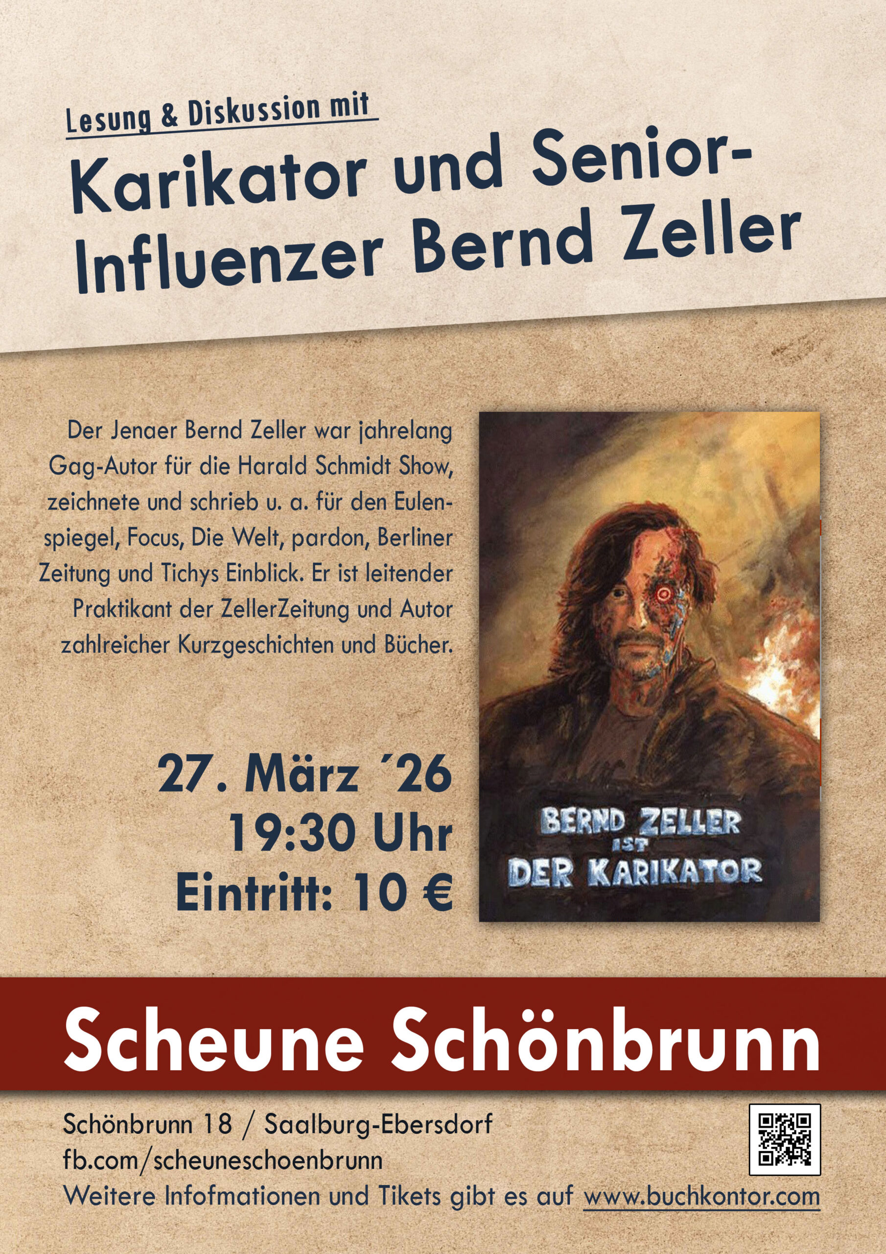 Lesung mit Karikaturist Bernd Zeller