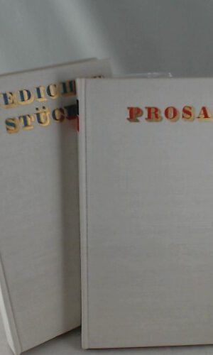 Band 1: Gedichte, Stücke Band 2: Prosa.