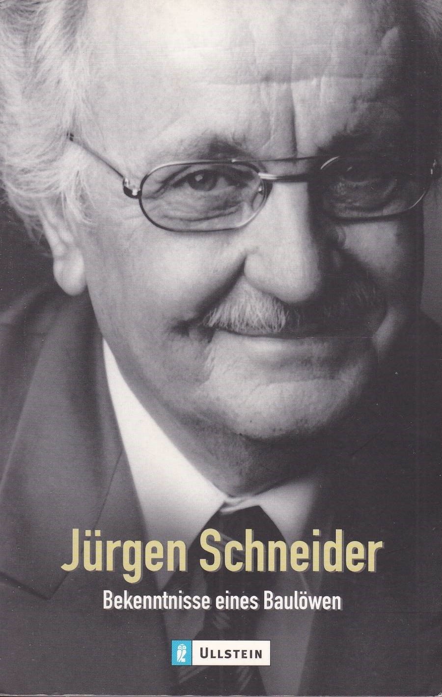 Buchcover: Bekenntnisse eines Baulöwen