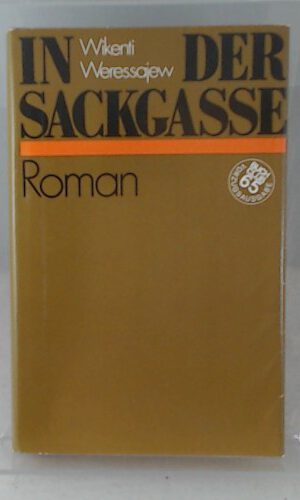 In der Sackgasse. Roman