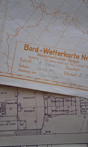 Historisches Konvolut zur M/S Mar del Plata und zur späteren MS Heinrich Heine der Deutschen Seereederei Rostock. – Bild 2