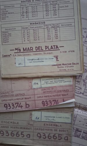 Historisches Konvolut zur M/S Mar del Plata und zur späteren MS Heinrich Heine der Deutschen Seereederei Rostock. – Bild 6