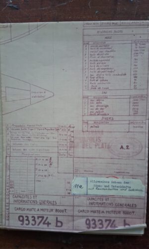 Historisches Konvolut zur M/S Mar del Plata und zur späteren MS Heinrich Heine der Deutschen Seereederei Rostock. – Bild 8