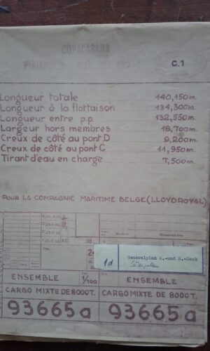 Historisches Konvolut zur M/S Mar del Plata und zur späteren MS Heinrich Heine der Deutschen Seereederei Rostock. – Bild 9