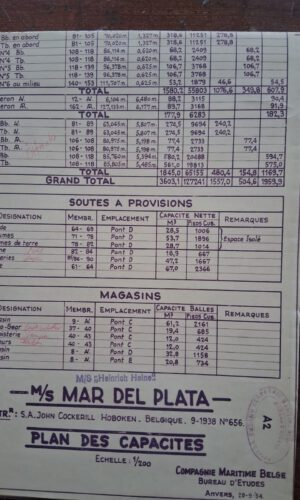 Historisches Konvolut zur M/S Mar del Plata und zur späteren MS Heinrich Heine der Deutschen Seereederei Rostock. – Bild 10