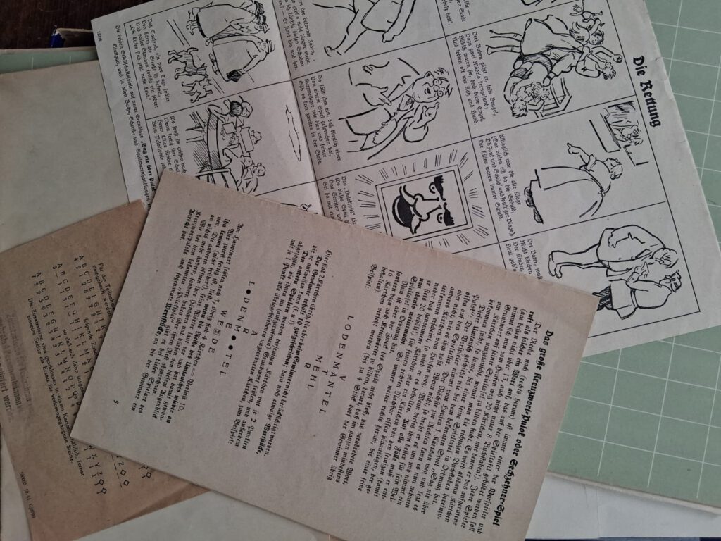 Kreuzwort-Pulok – historisches Gesellschaftsspiel von 1933, vollständig
