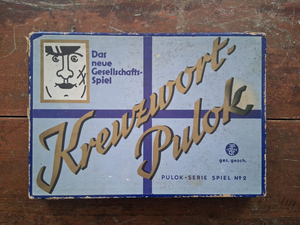 Kreuzwort-Pulok – historisches Gesellschaftsspiel von 1933, vollständig