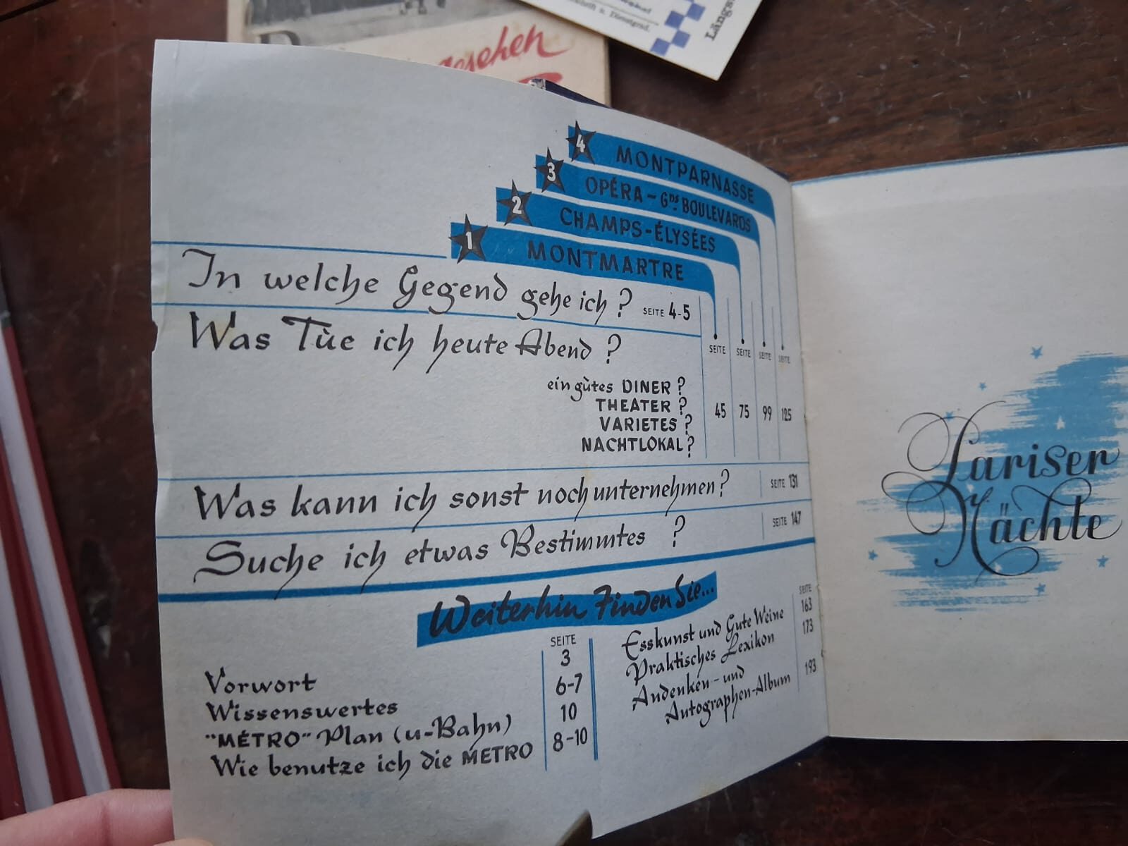 Paris unter deutscher Besatzung 1941/42 – 2 Reiseführer und Militär-Ausweis – 3 Originale – Bild 6